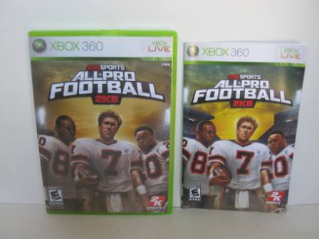 All-Pro Football 2K8 (CASE & MANUAL ONLY) - Xbox 360